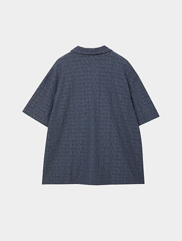 Поло Sunnei Allover Shortsleeve Polo Dark Grey