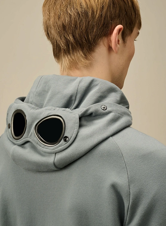 Зип-худи C.P. Company Diagonal Raised Fleece Stormy Weather