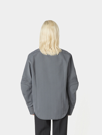 Женский овершот Coperni Moto Shirt Black/Grey