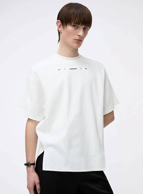 Футболка ADERERROR T-Shirt Product. 38 Off White