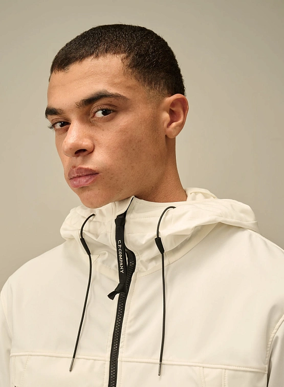 Ветровка C.P. Company Shell-R Goggle Gauze White