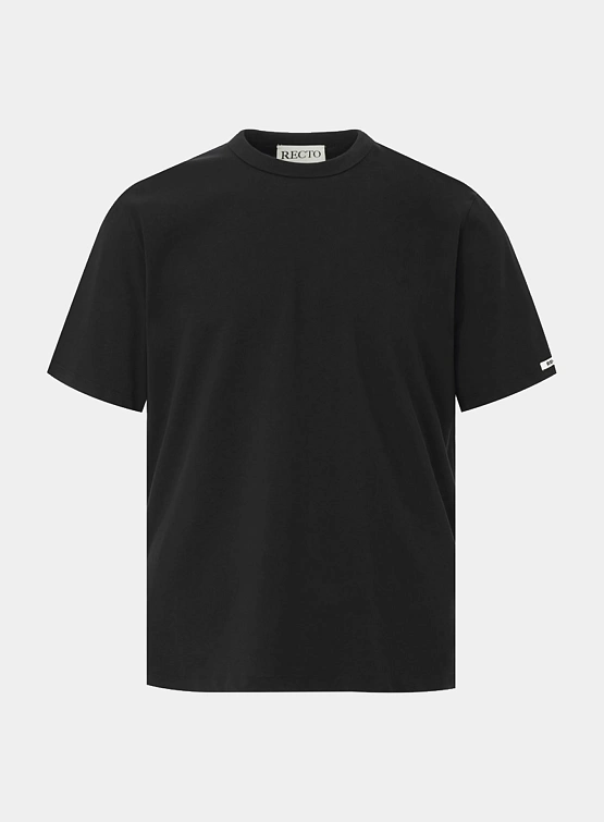 Футболка Recto RC Logo Jacquard Patch T-shirt Black