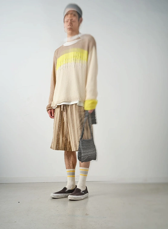Шорты ACMH Idle Beige Stripe