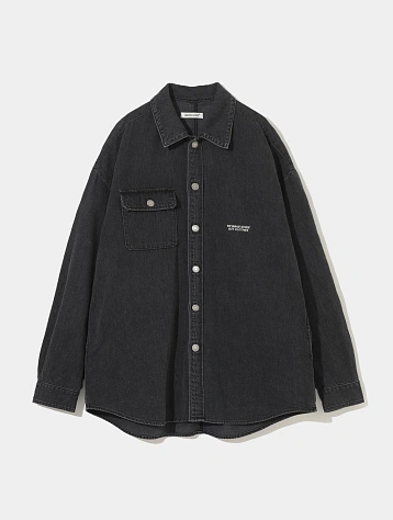 Рубашка UNDERCOVER Cotton Denim Patch Pockets Charcoal