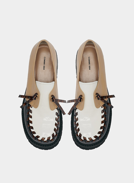 Женские ботинки COMME SE-A Freed Loafer Beige