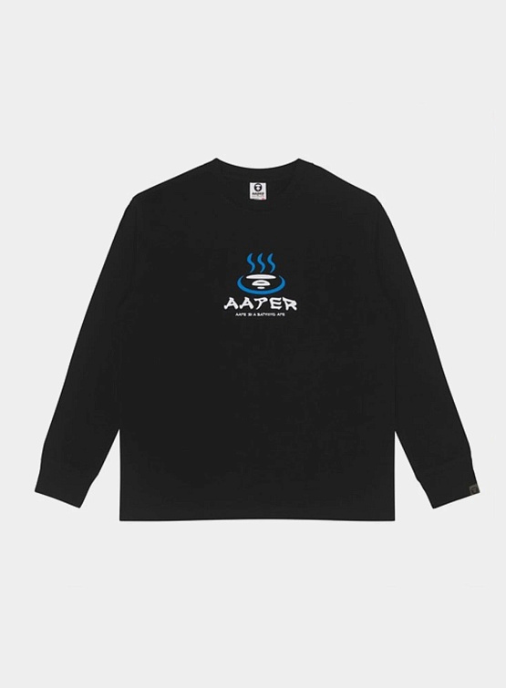 Лонгслив AAPE Aaper Graphic Black