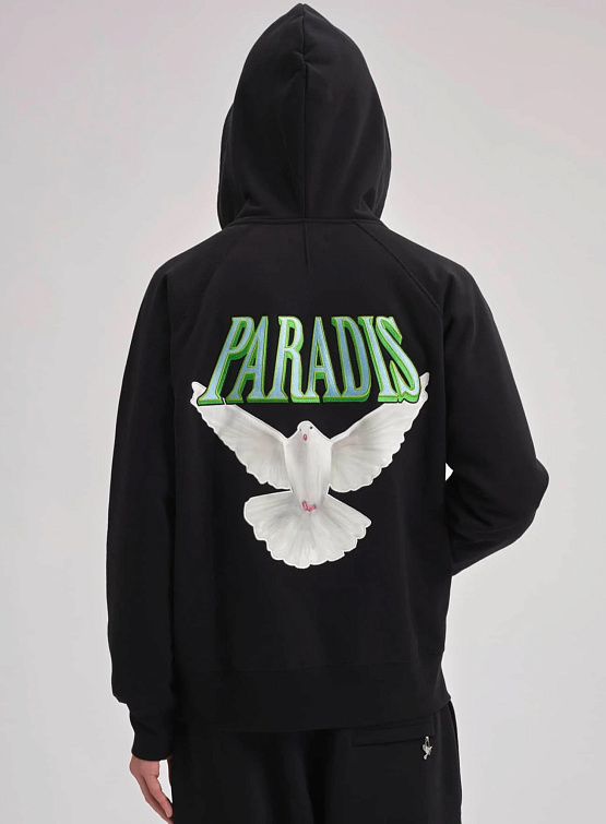 Зип-худи 3.PARADIS Dove Zip Hooded Black