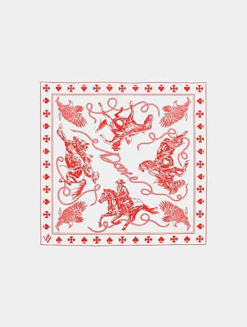 Бандана Daze x AA Rodeo White/Red