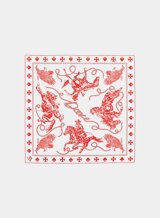 Бандана Daze x AA Rodeo White/Red