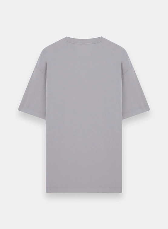 Футболка C.P. Company 30/1 Jersey Logo Blue Fox