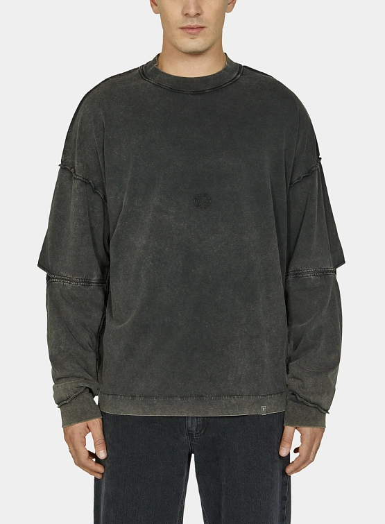 Лонгслив 1017 ALYX 9SM Longsleeve Tee Black Washed