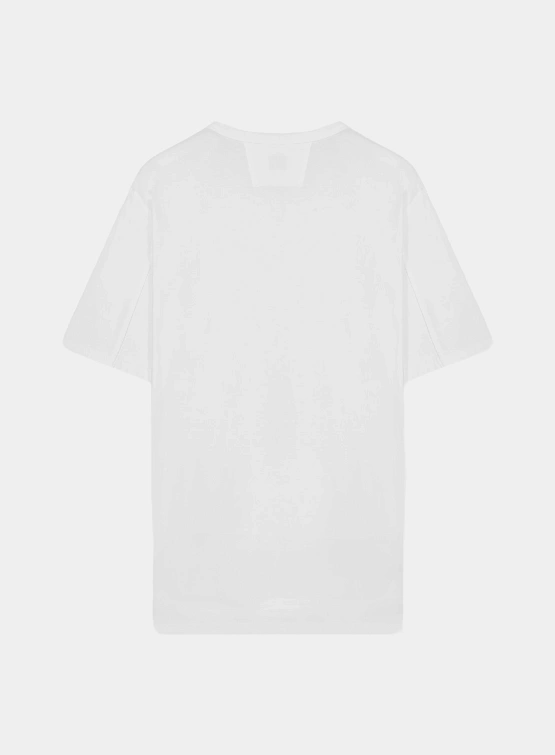 Футболка C.P. Company Logo Patch Pocket Gauze White