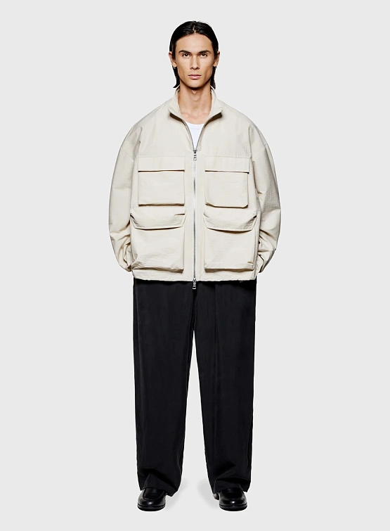 Ветровка MKI MIYUKI ZOKU Washed Cotton Nylon Track Bone