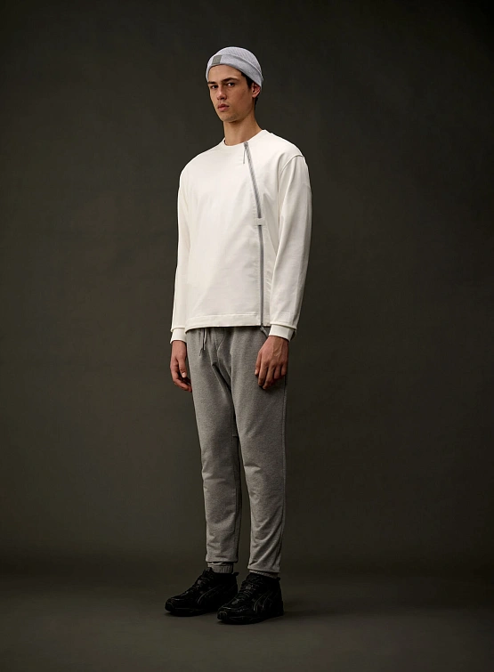 Свитшот C.P. Company The Metropolis Series Stretch Fleece Gauze White