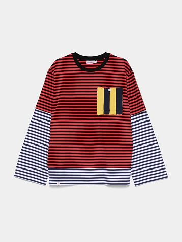 Лонгслив Charles Jeffrey Loverboy Patch L/S Red