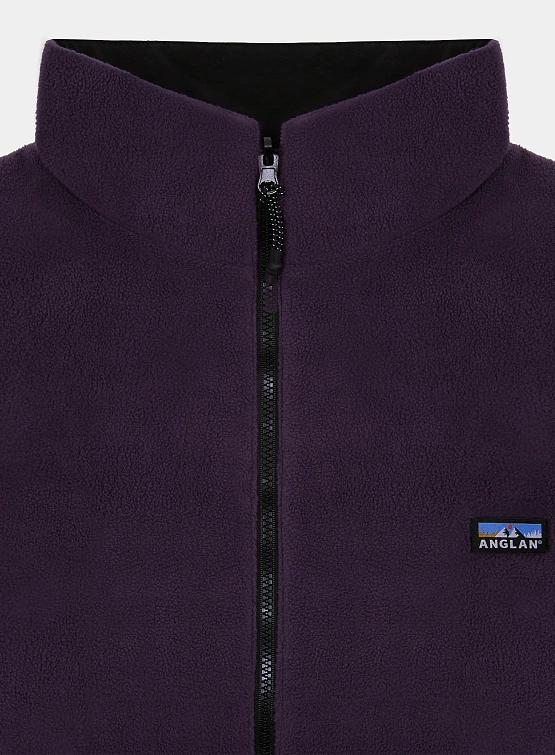 Двусторонняя флисовая куртка ANGLAN Reversible Hiker Purple/Black