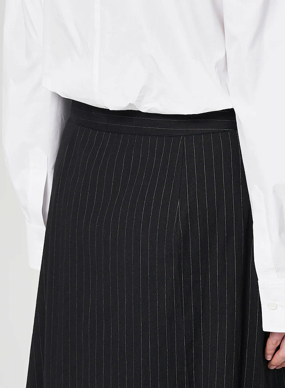 Женская юбка JUUN.J Unbalance Flared Skirt Black