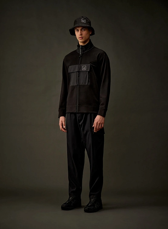 Олимпийка C.P. Company The Metropolis Series Stretch Fleece Mixed Black