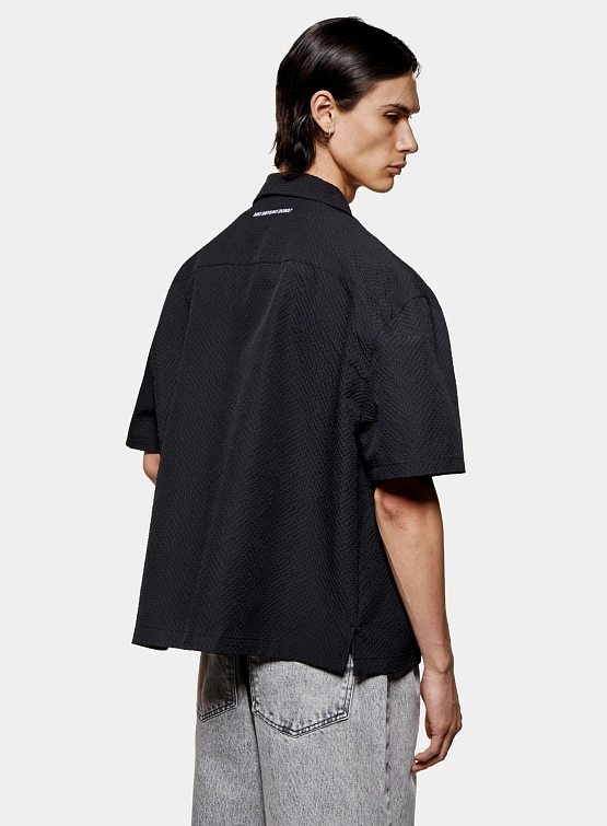 Рубашка MKI MIYUKI ZOKU Seersucker Vacation Black