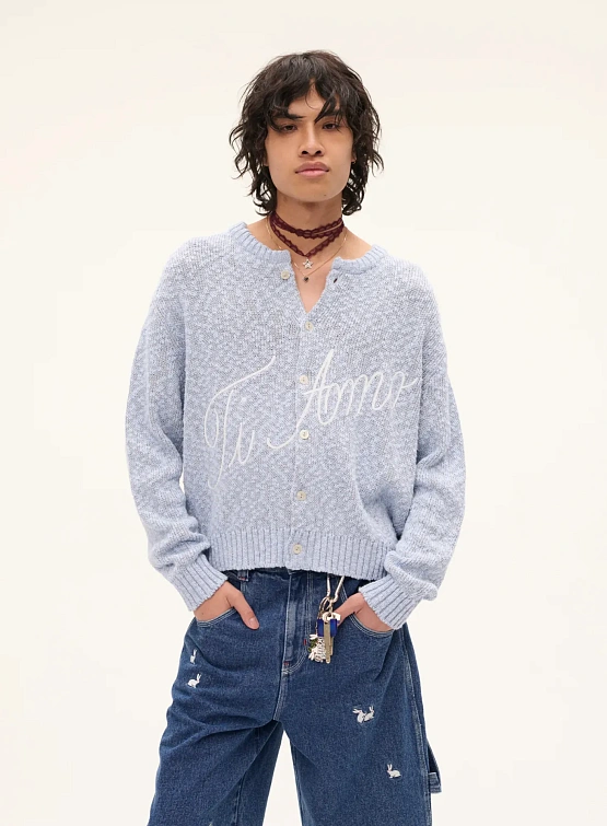 Кардиган Carne Bollente Ti Amo Baby Blue