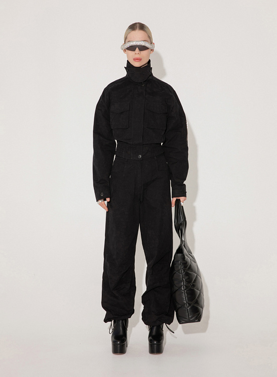 Женские брюки Han Kjøbenhavn Coated Trousers Black