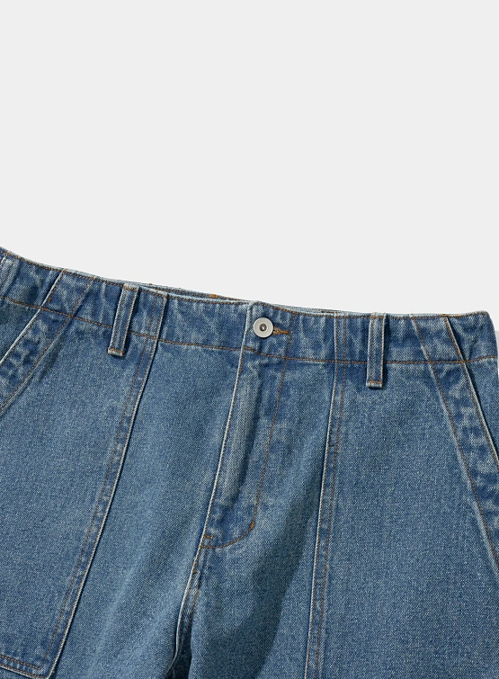 Джинсы Uniform Bridge Og Fatigue Denim Pants Indigo Washed