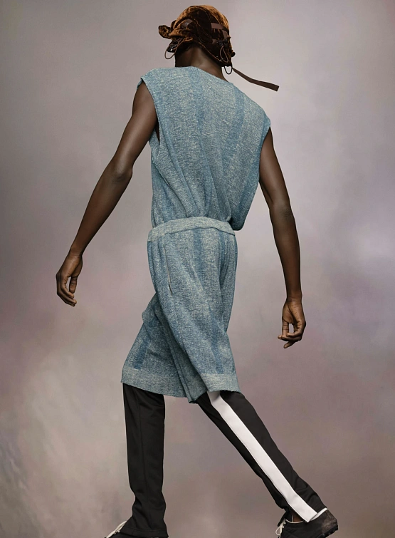 Жилет Maison Margiela Summer Chine Knit Tank Petrol