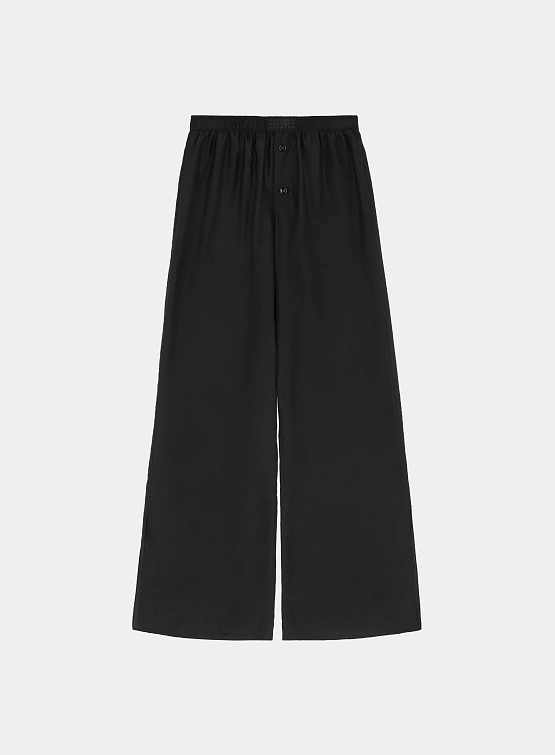 Женские брюки MM6 Maison Margiela Satin Pant Black
