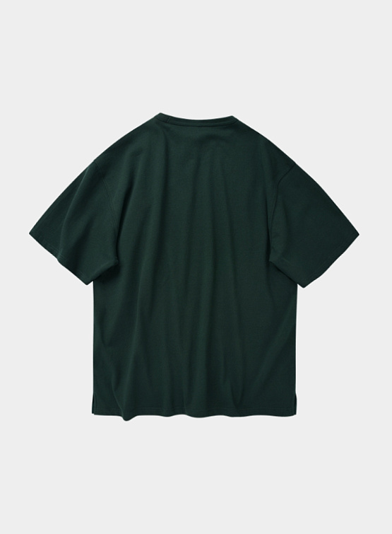 Футболка FrizmWORKS Og Double Rib Oversized Tee Dark Green