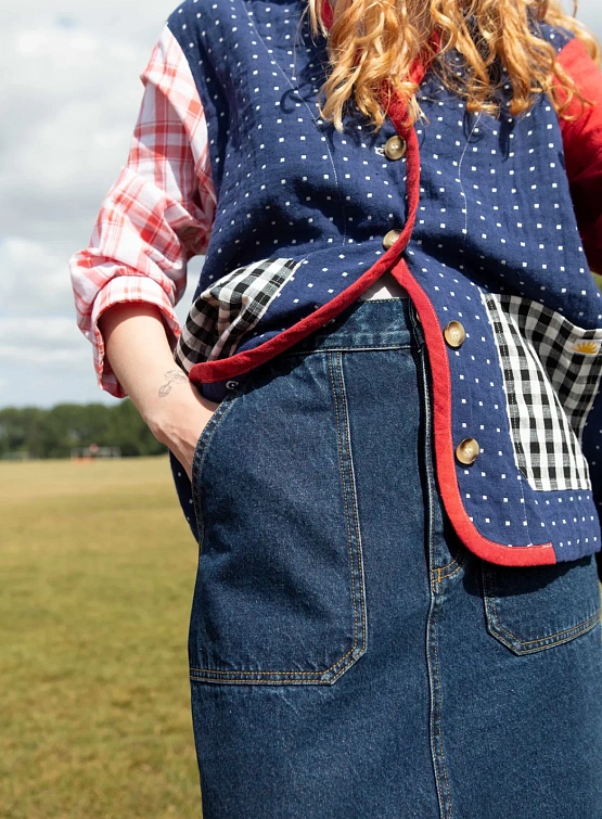 Женская юбка LF Markey Daly Skirt Indigo