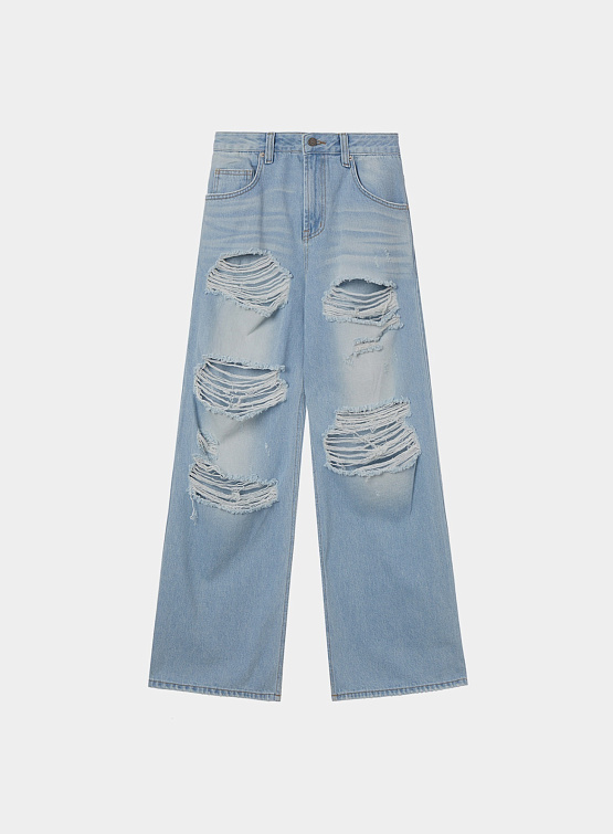 Женские джинсы Open YY Distressed High Waist Blue