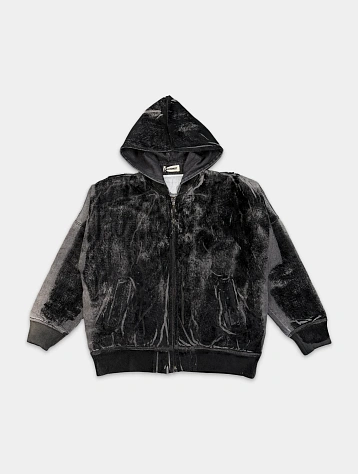 Зип-худи ALCHEMIST Teddy Flocked Black