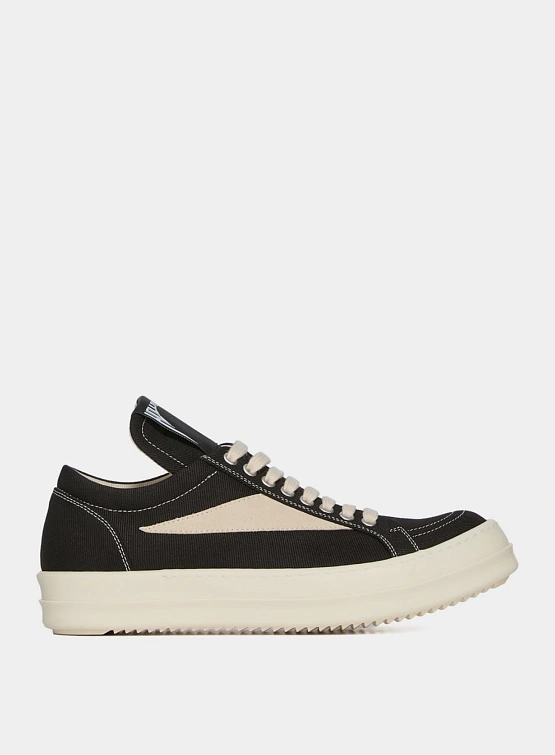 Кеды RICK OWENS DRKSHDW Vintage Sneaks Black/Milk/Milk