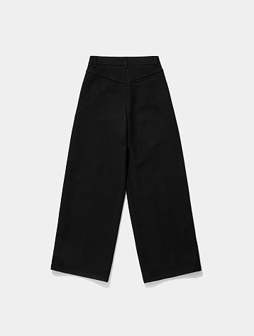 Женские брюки OPEN YY Wool Wide-Leg Pants Black