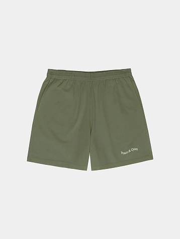 Шорты MUSEUM OF PEACE & QUIET Wordmark Olive