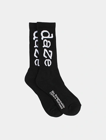 Носки Daze Logo Socks Black