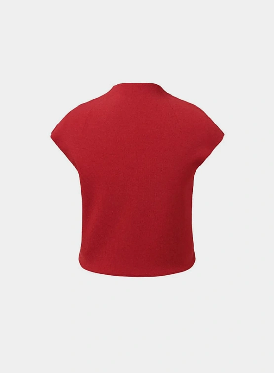 Женский кардиган AMOMENTO Wholegarment Cap Sleeve Red