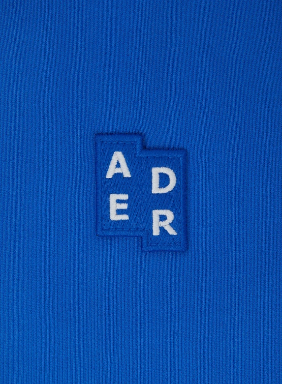 Зип-худи ADERERROR Sig; BL Tag 02 Blue