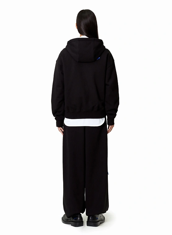 Зип-худи ADERERROR Sig; BL Tag 02 Black