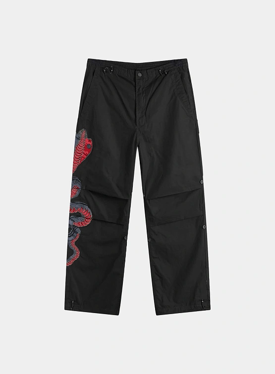 Брюки MAHARISHI 6007 Ying Yang Cobra Loose Black