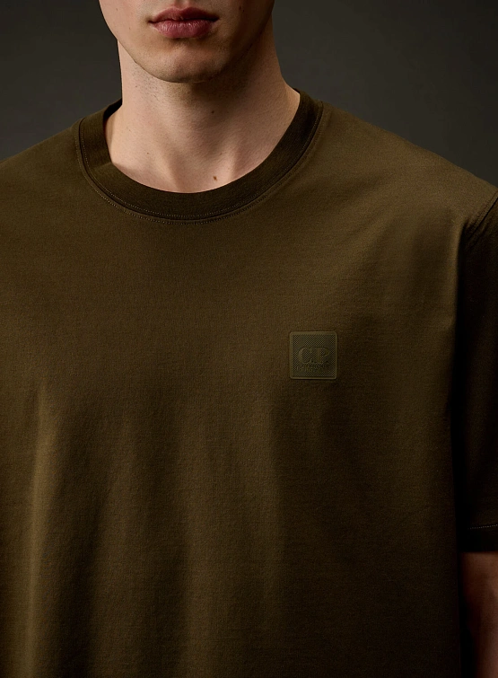 Футболка C.P. Company The Metropolis Series Mercerized Ivy Green