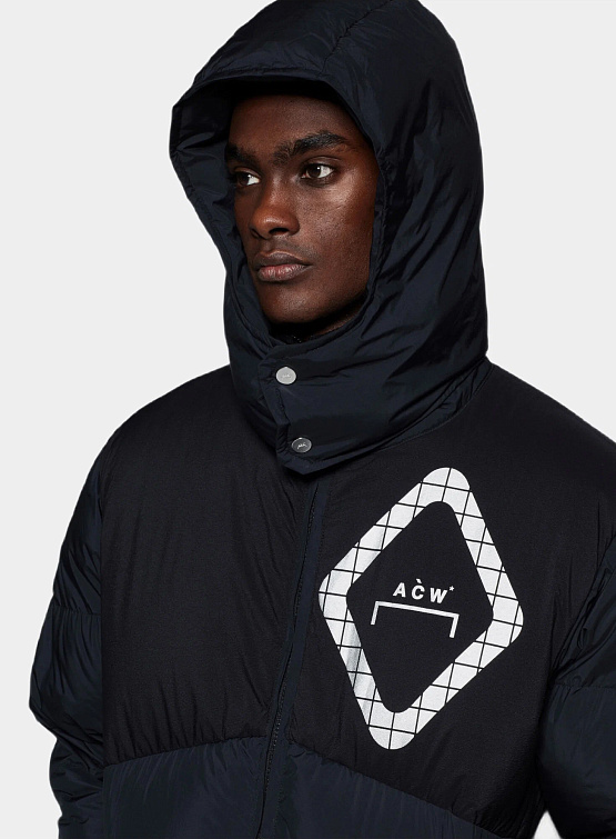 Пуховик A-COLD-WALL* Panelled Down Jacket Black