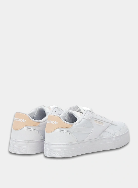 Женские кеды Reebok Court Advance Bold White/Clay
