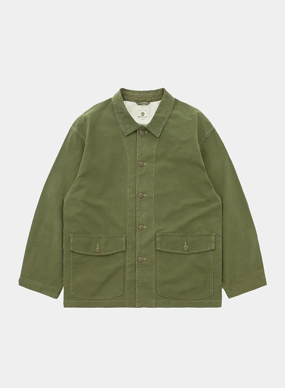 Овершот Adsum + Khakis Chore Jacket Olive Green