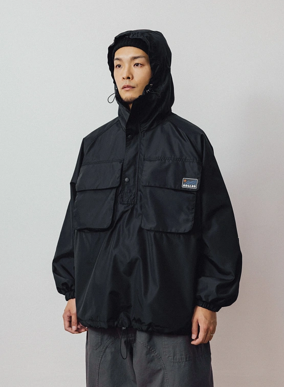 Анорак ANGLAN Double Pocket Mountain Anorak Black