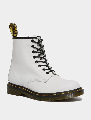 Ботинки Dr. Martens 1460 Smooth Leather Lace Up White