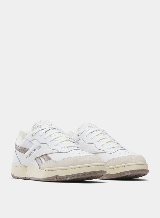 Кеды Reebok BB 4000 II White/Gritty Grey/Vin