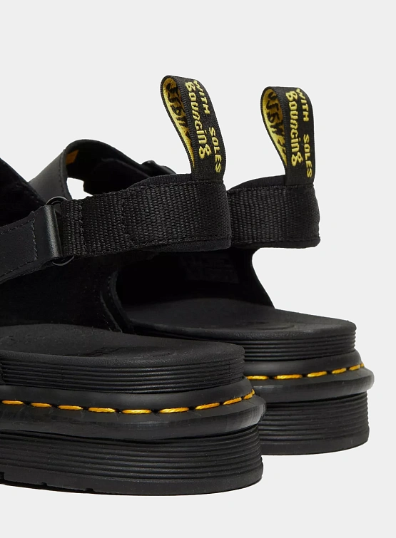 Сандалии Dr. Martens Soloman Hydro Leather Black