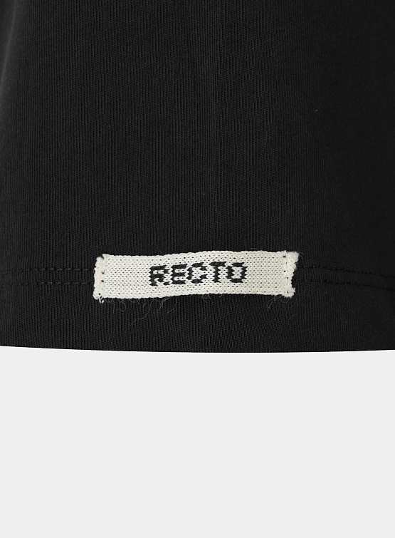 Футболка Recto RC Logo Jacquard Patch T-shirt Black