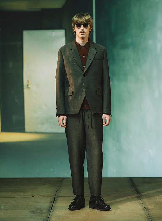 Брюки UNDERCOVER Embroidered Brown